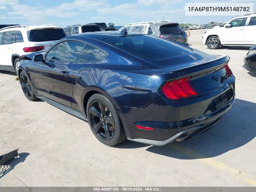 2021 Ford Mustang Ecoboost Fastback VIN: 1FA6P8TH9M5148782 Lot: 40297165