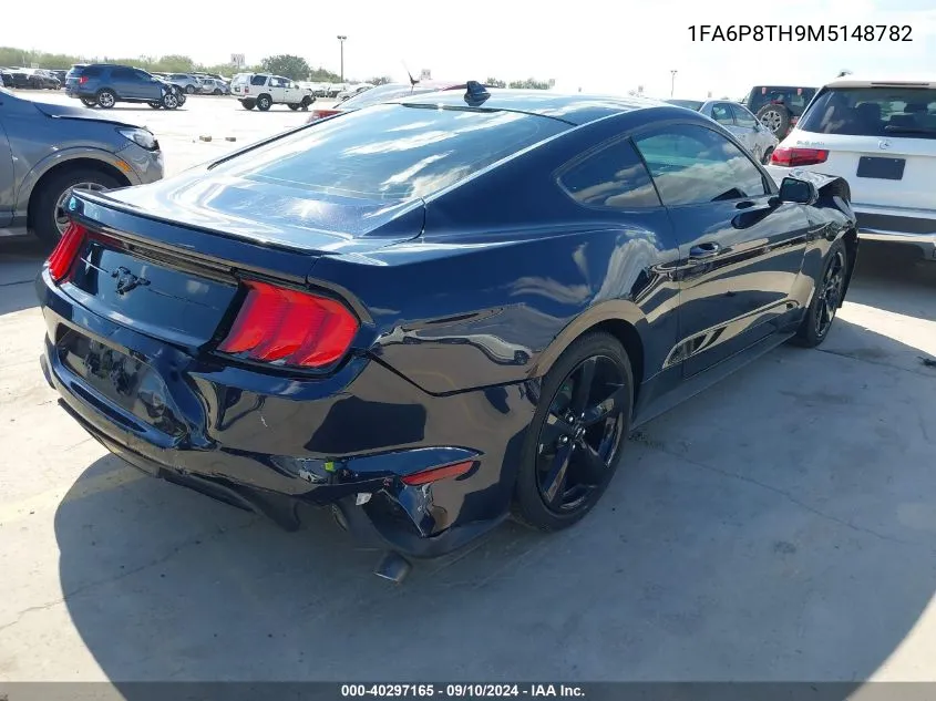 2021 Ford Mustang Ecoboost Fastback VIN: 1FA6P8TH9M5148782 Lot: 40297165