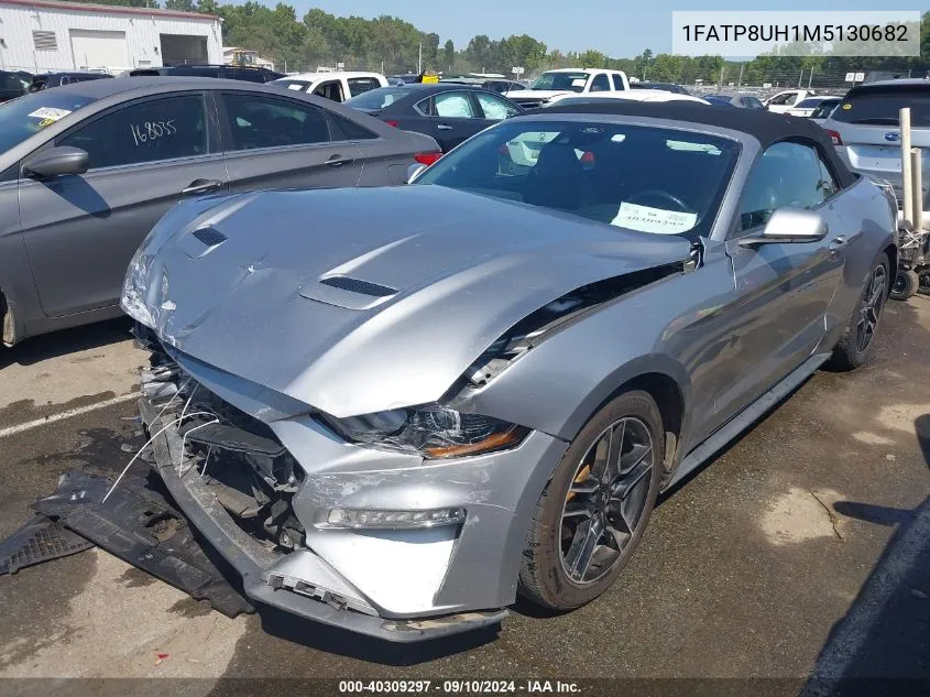 2021 Ford Mustang VIN: 1FATP8UH1M5130682 Lot: 40309297