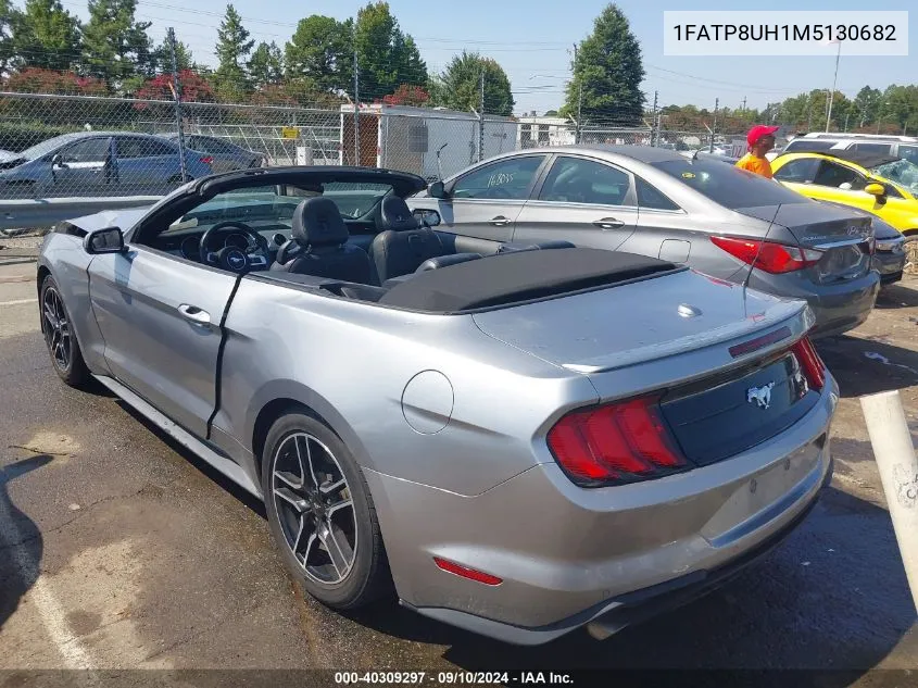 2021 Ford Mustang VIN: 1FATP8UH1M5130682 Lot: 40309297