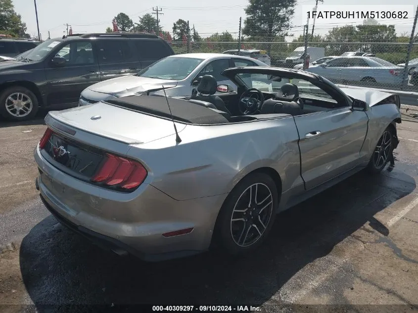 2021 Ford Mustang VIN: 1FATP8UH1M5130682 Lot: 40309297