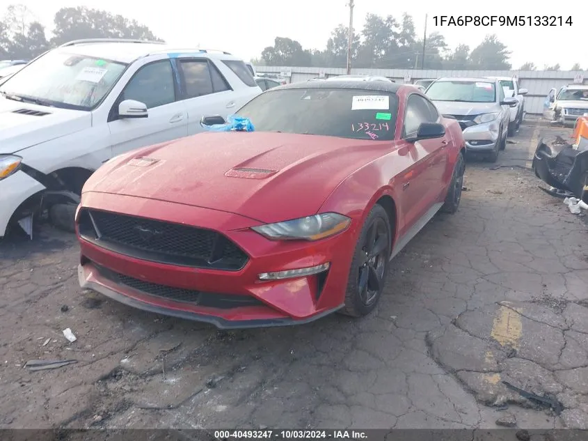 2021 Ford Mustang Gt VIN: 1FA6P8CF9M5133214 Lot: 40493247