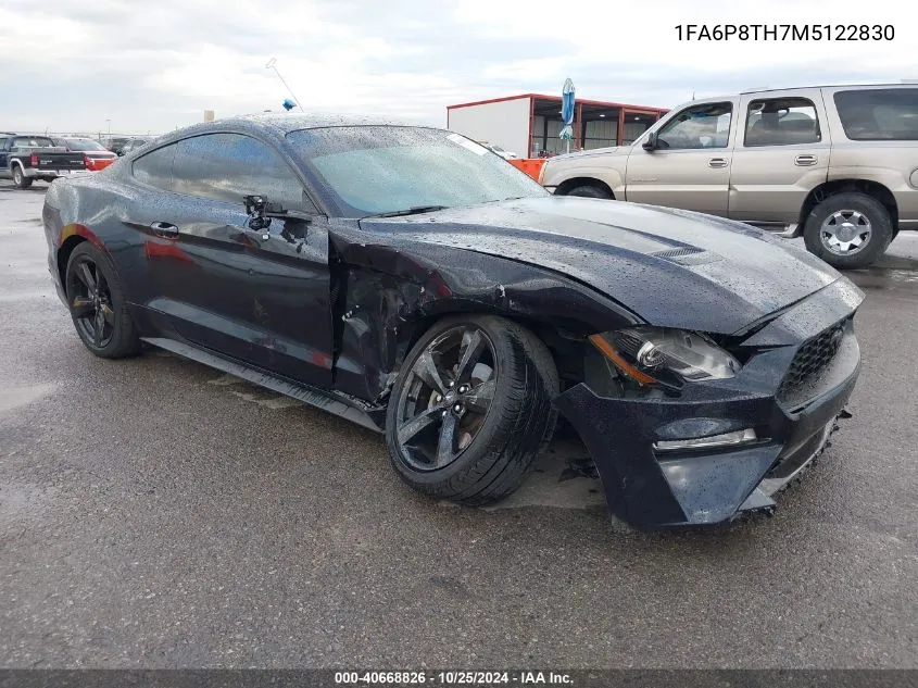 2021 Ford Mustang Ecoboost Premium VIN: 1FA6P8TH7M5122830 Lot: 40668826