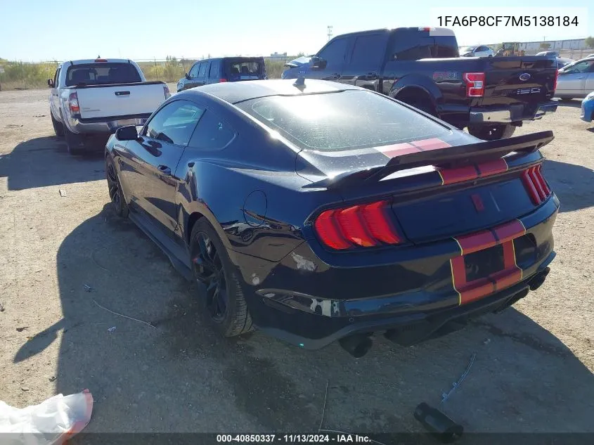 1FA6P8CF7M5138184 2021 Ford Mustang Gt