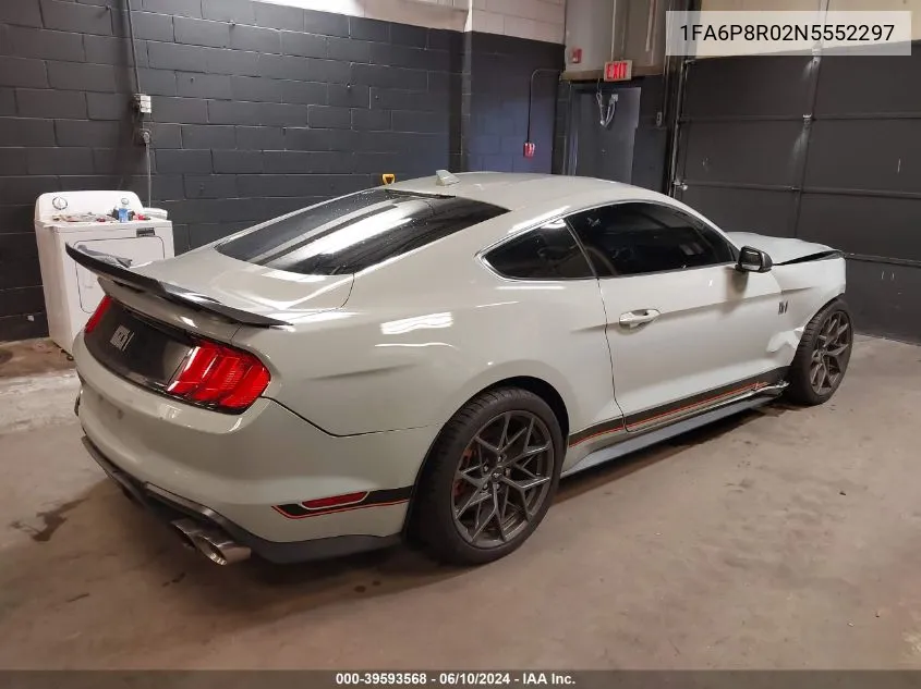 2022 Ford Mustang Mach 1 Fastback VIN: 1FA6P8R02N5552297 Lot: 39593568