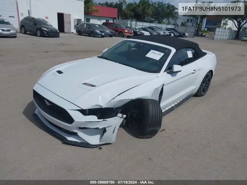 2022 Ford Mustang Ecoboost Premium VIN: 1FATP8UH8N5101973 Lot: 39869780