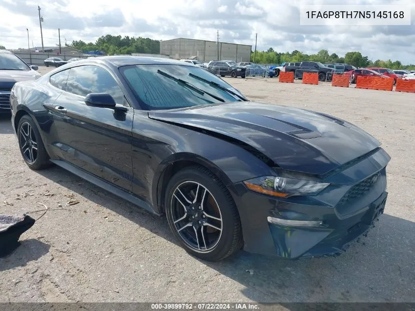 2022 Ford Mustang Ecoboost Fastback VIN: 1FA6P8TH7N5145168 Lot: 39899792