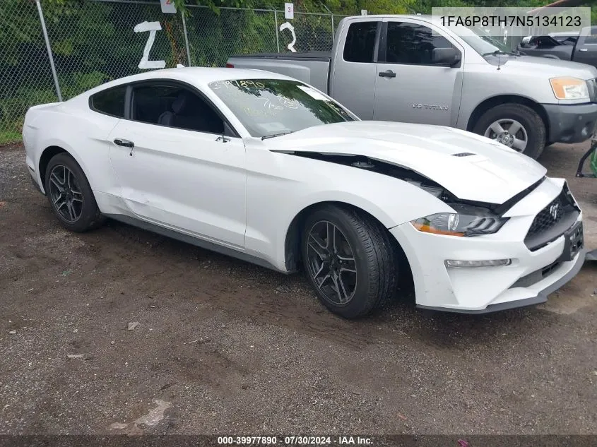 2022 Ford Mustang Ecoboost Fastback VIN: 1FA6P8TH7N5134123 Lot: 39977890