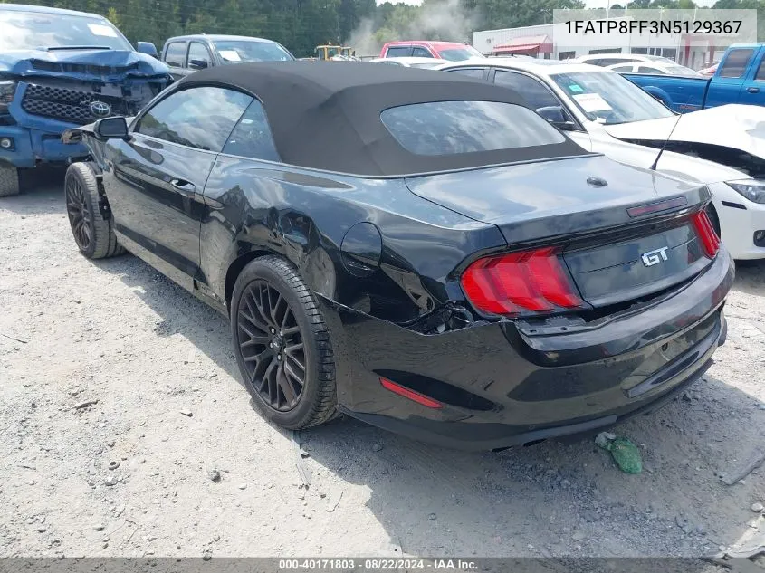 1FATP8FF3N5129367 2022 Ford Mustang Gt Premium