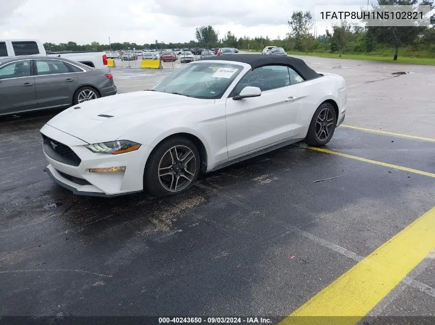 1FATP8UH1N5102821 2022 Ford Mustang Ecoboost Premium