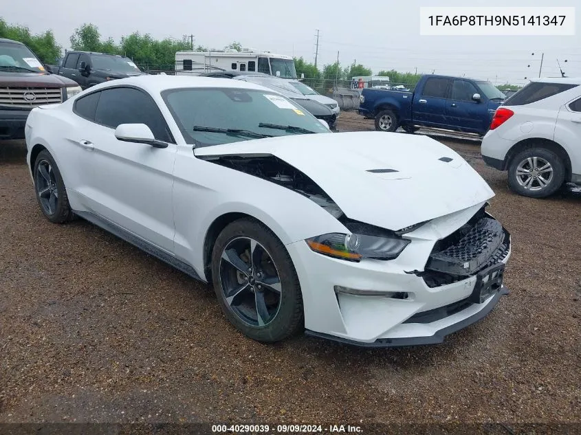 2022 Ford Mustang Ecoboost Fastback VIN: 1FA6P8TH9N5141347 Lot: 40290039