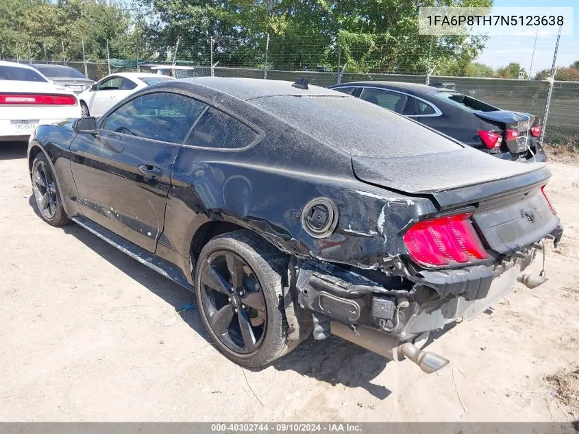 2022 Ford Mustang VIN: 1FA6P8TH7N5123638 Lot: 40302744