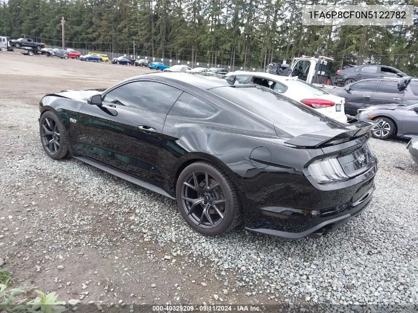 1FA6P8CF0N5122782 2022 Ford Mustang Gt Premium Fastback