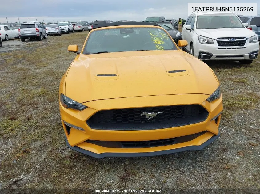 2022 Ford Mustang VIN: 1FATP8UH5N5135269 Lot: 40480279