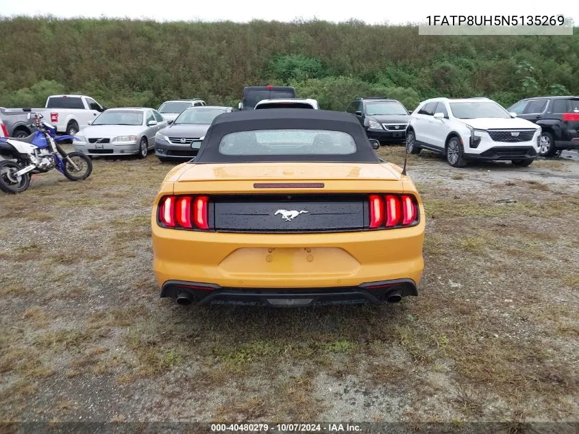 2022 Ford Mustang VIN: 1FATP8UH5N5135269 Lot: 40480279