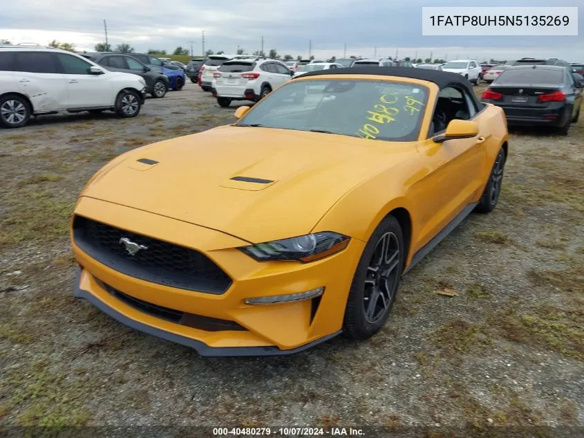 2022 Ford Mustang VIN: 1FATP8UH5N5135269 Lot: 40480279