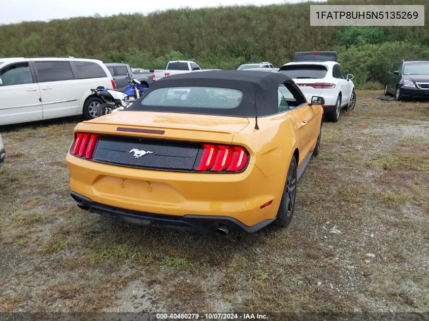 2022 Ford Mustang VIN: 1FATP8UH5N5135269 Lot: 40480279