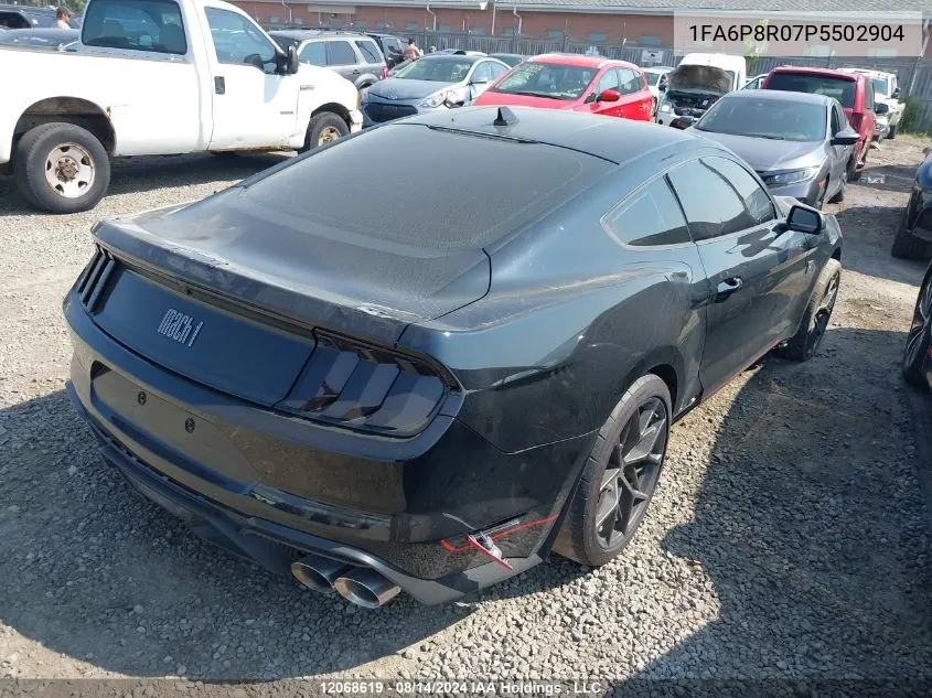 2023 Ford Mustang Mach I VIN: 1FA6P8R07P5502904 Lot: 12068619