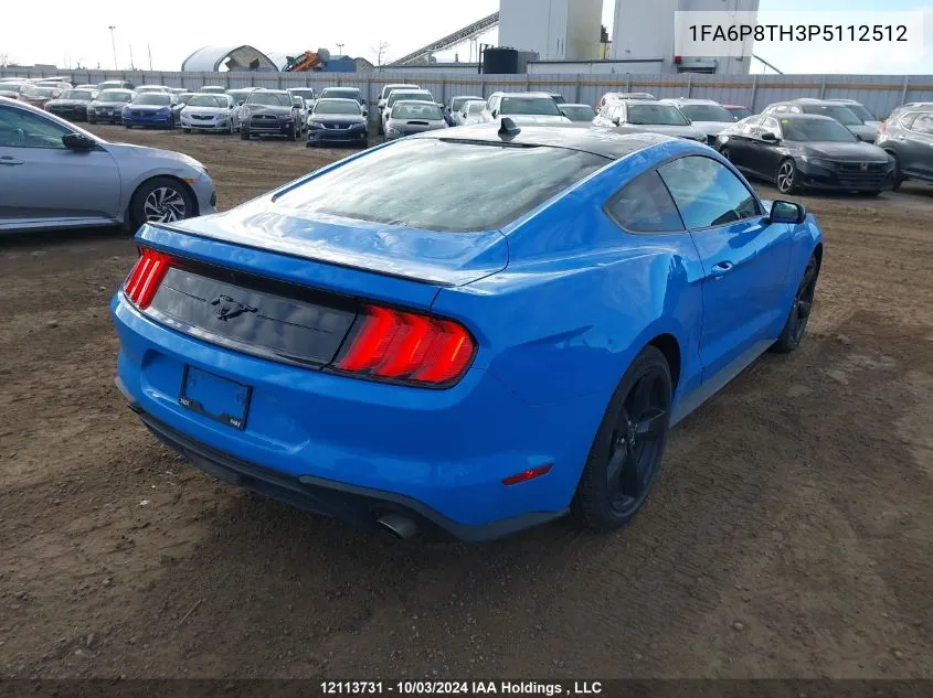 2023 Ford Mustang VIN: 1FA6P8TH3P5112512 Lot: 12113731