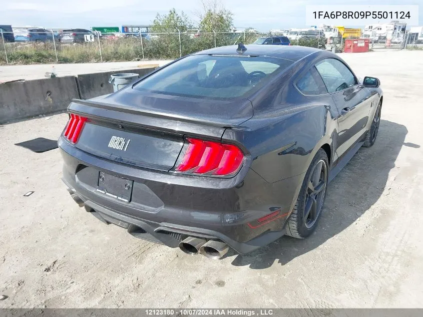 2023 Ford Mustang Mach I VIN: 1FA6P8R09P5501124 Lot: 12123180