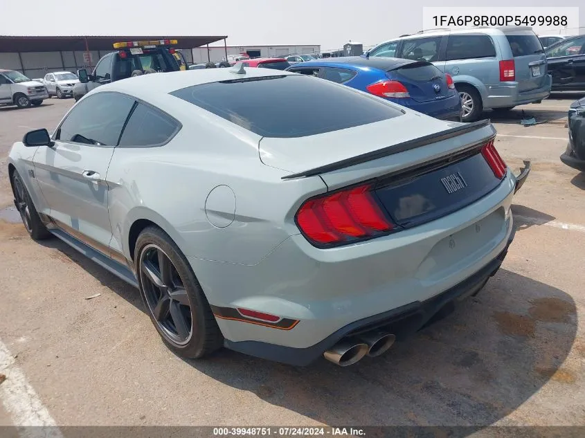 2023 Ford Mustang Mach 1 Fastback VIN: 1FA6P8R00P5499988 Lot: 39948751