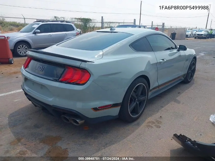 2023 Ford Mustang Mach 1 Fastback VIN: 1FA6P8R00P5499988 Lot: 39948751