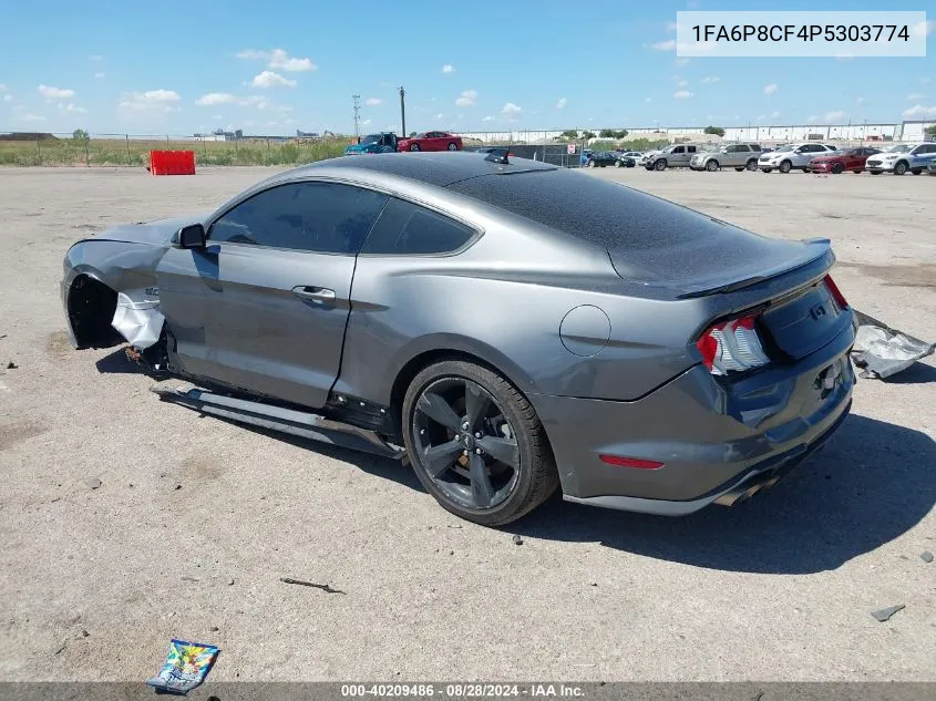 2023 Ford Mustang Gt Premium Fastback VIN: 1FA6P8CF4P5303774 Lot: 40209486