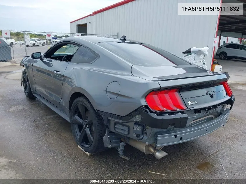 2023 Ford Mustang Ecoboost Fastback VIN: 1FA6P8TH5P5111832 Lot: 40410299