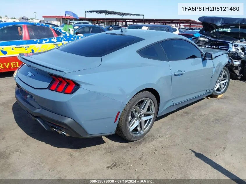 2024 Ford Mustang Ecoboost Premium Fastback VIN: 1FA6P8TH2R5121480 Lot: 39879030