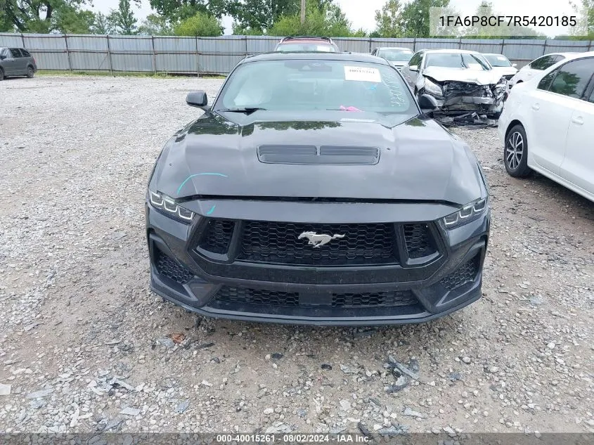 2024 Ford Mustang Gt Fastback VIN: 1FA6P8CF7R5420185 Lot: 40015261