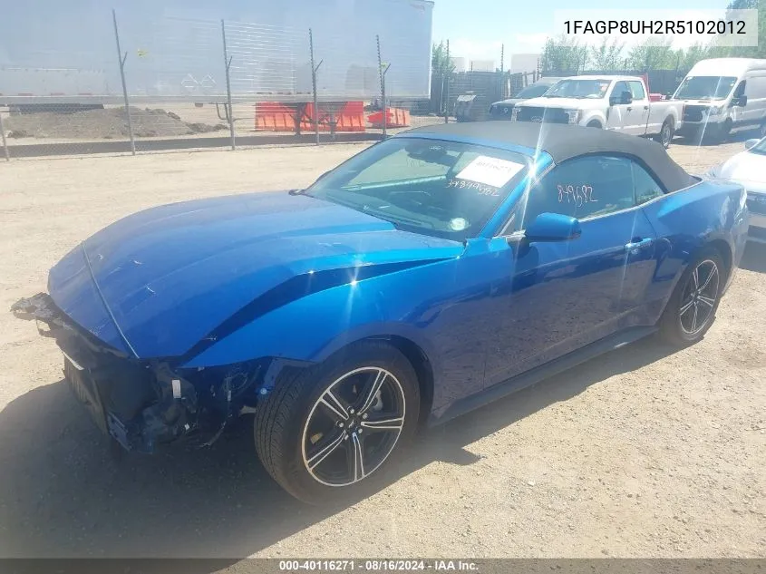 1FAGP8UH2R5102012 2024 Ford Mustang Ecoboost