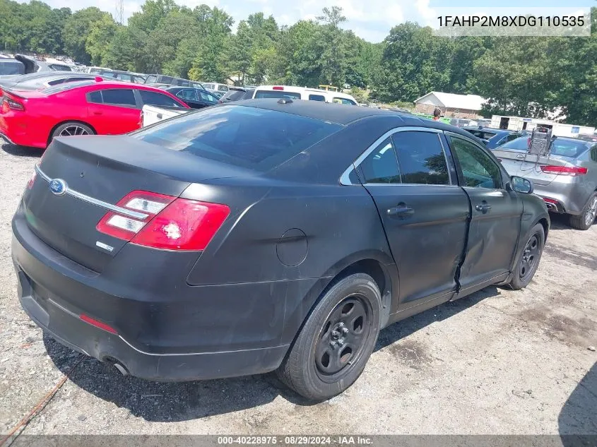 2013 Ford Police Interceptor VIN: 1FAHP2M8XDG110535 Lot: 40228975