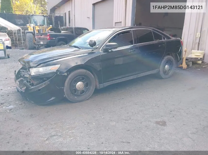 2013 Ford Police Interceptor VIN: 1FAHP2M85DG143121 Lot: 40584228