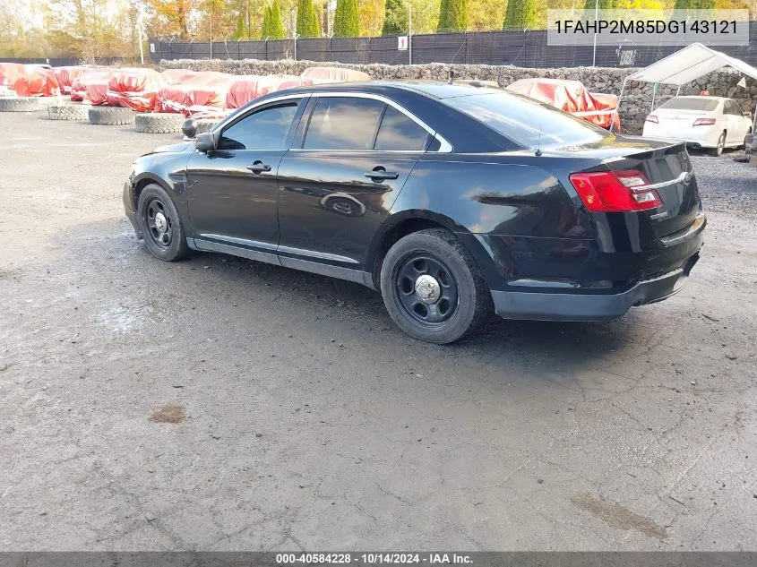 2013 Ford Police Interceptor VIN: 1FAHP2M85DG143121 Lot: 40584228