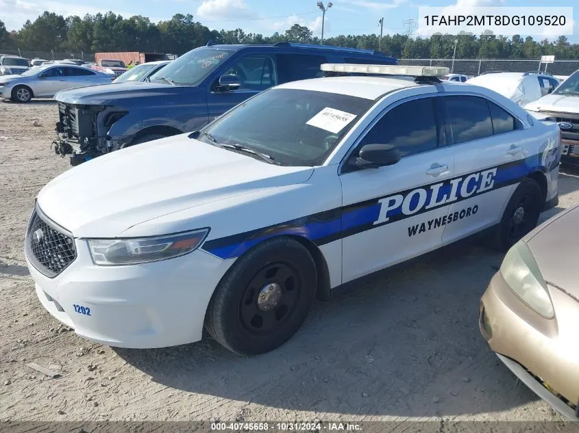 2013 Ford Police Interceptor VIN: 1FAHP2MT8DG109520 Lot: 40745658