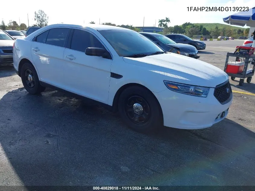 2013 Ford Police Interceptor Police Interceptor VIN: 1FAHP2M84DG139223 Lot: 40829018