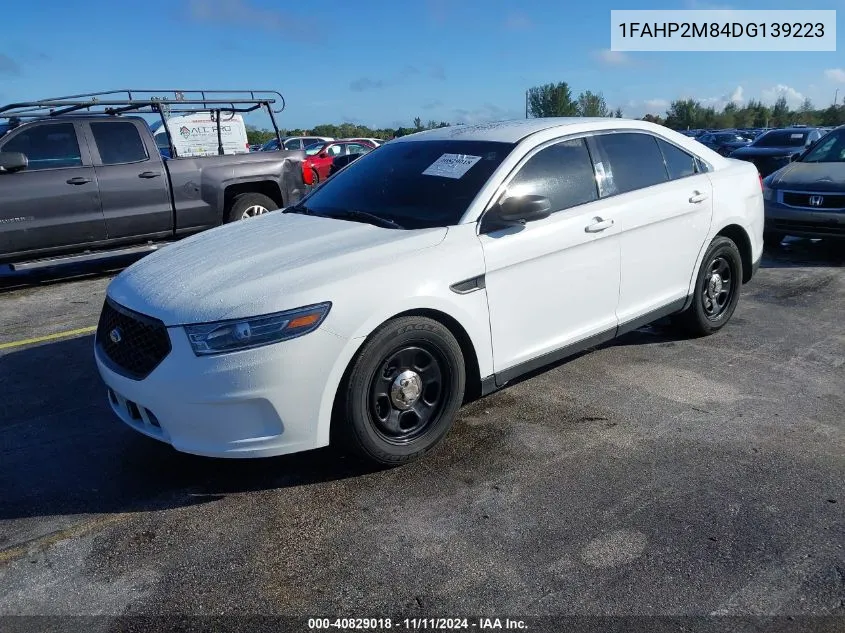 2013 Ford Police Interceptor Police Interceptor VIN: 1FAHP2M84DG139223 Lot: 40829018