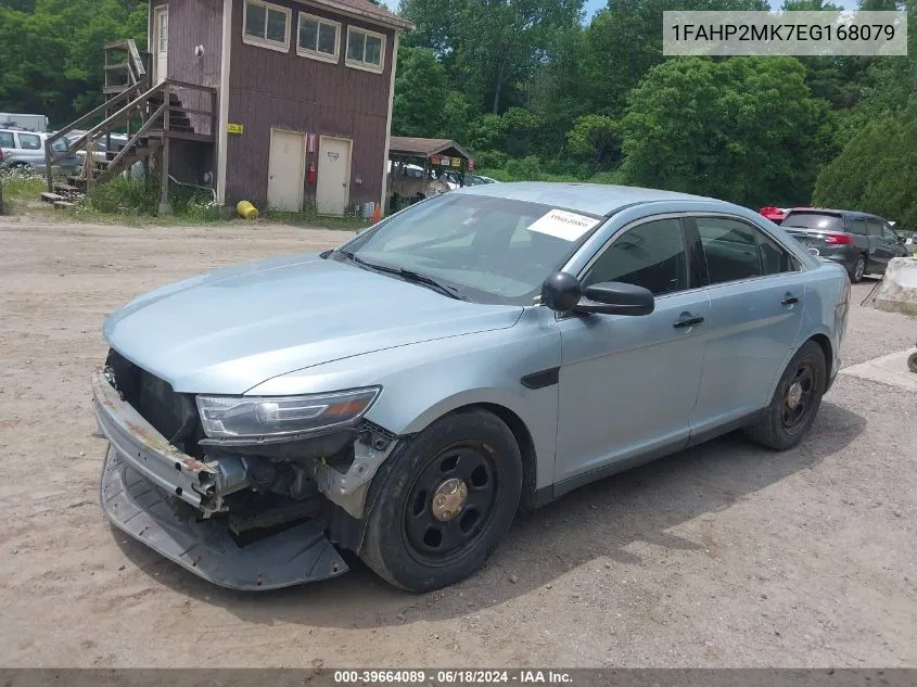 2014 Ford Police Interceptor VIN: 1FAHP2MK7EG168079 Lot: 40711682