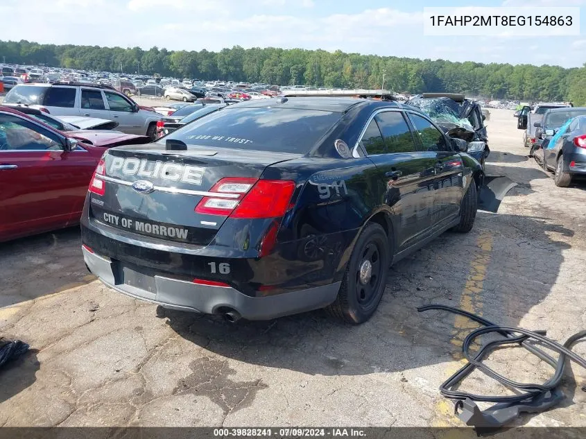 2014 Ford Police Interceptor VIN: 1FAHP2MT8EG154863 Lot: 39828241