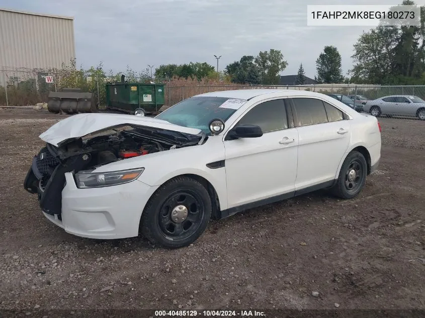 2014 Ford Police Interceptor VIN: 1FAHP2MK8EG180273 Lot: 40485129