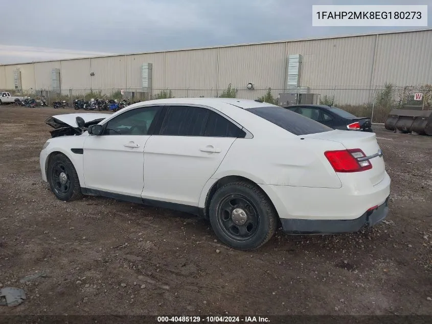 2014 Ford Police Interceptor VIN: 1FAHP2MK8EG180273 Lot: 40485129