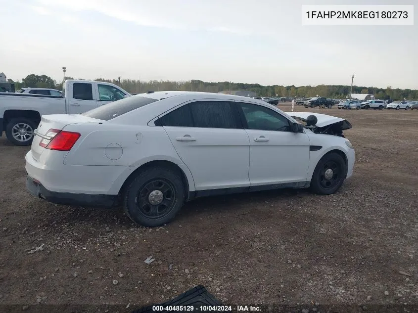 2014 Ford Police Interceptor VIN: 1FAHP2MK8EG180273 Lot: 40485129