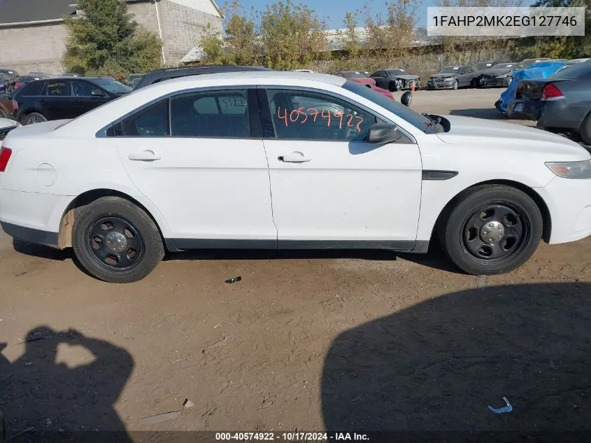 2014 Ford Police Interceptor VIN: 1FAHP2MK2EG127746 Lot: 40574922