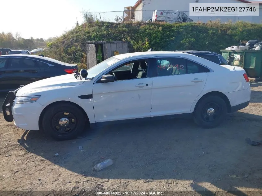 2014 Ford Police Interceptor VIN: 1FAHP2MK2EG127746 Lot: 40574922