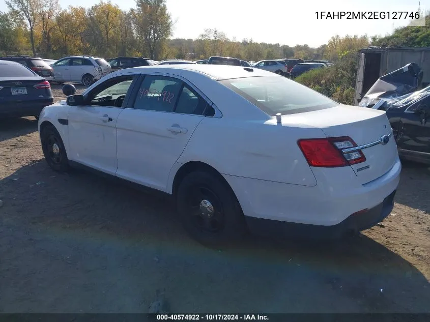 2014 Ford Police Interceptor VIN: 1FAHP2MK2EG127746 Lot: 40574922