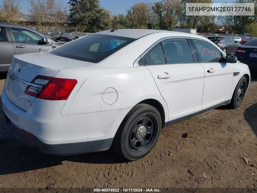 2014 Ford Police Interceptor VIN: 1FAHP2MK2EG127746 Lot: 40574922