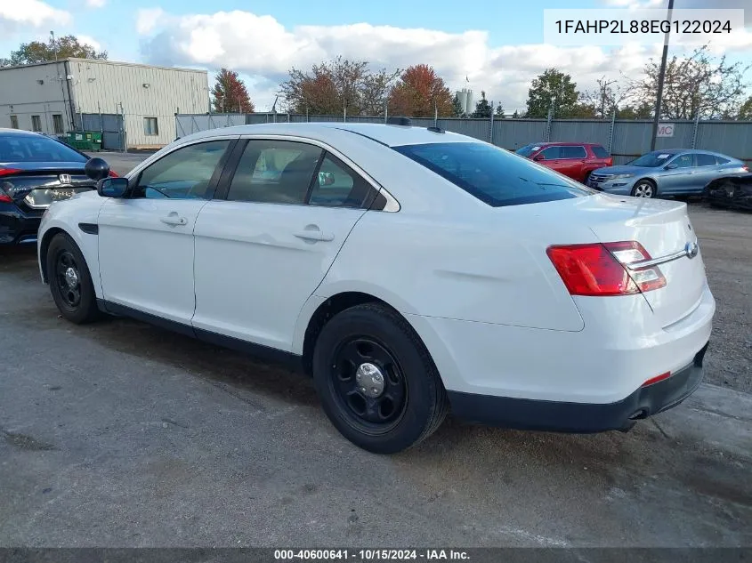 2014 Ford Police Interceptor VIN: 1FAHP2L88EG122024 Lot: 40600641