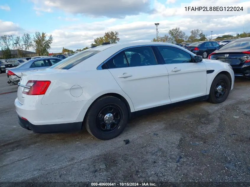 2014 Ford Police Interceptor VIN: 1FAHP2L88EG122024 Lot: 40600641