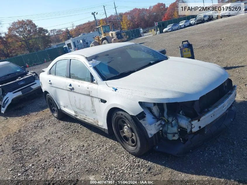 2014 Ford Police Interceptor VIN: 1FAHP2MK3EG175269 Lot: 40747957