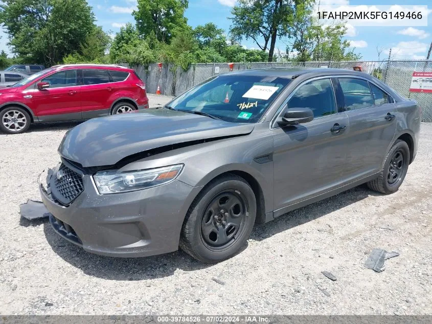 2015 Ford Police Interceptor VIN: 1FAHP2MK5FG149466 Lot: 39784526